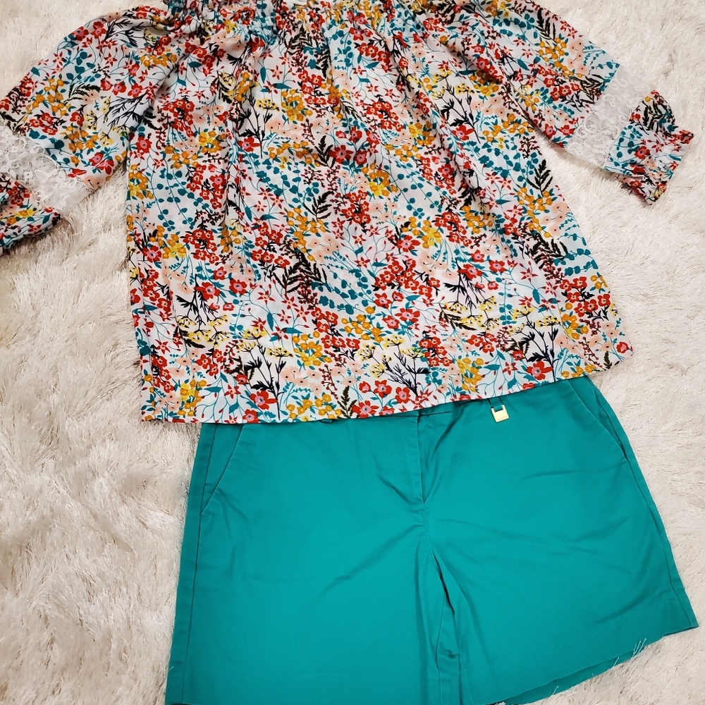 Green Nautica shorts